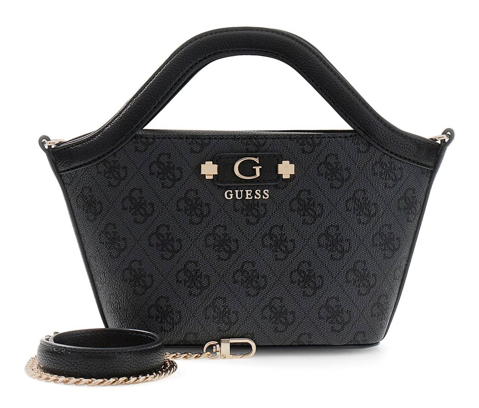 GUESS Lindsey Mini Tote Coal Logo