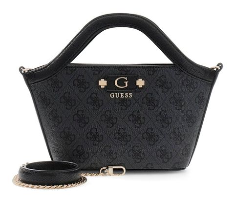 GUESS Lindsey Mini Tote Coal Logo