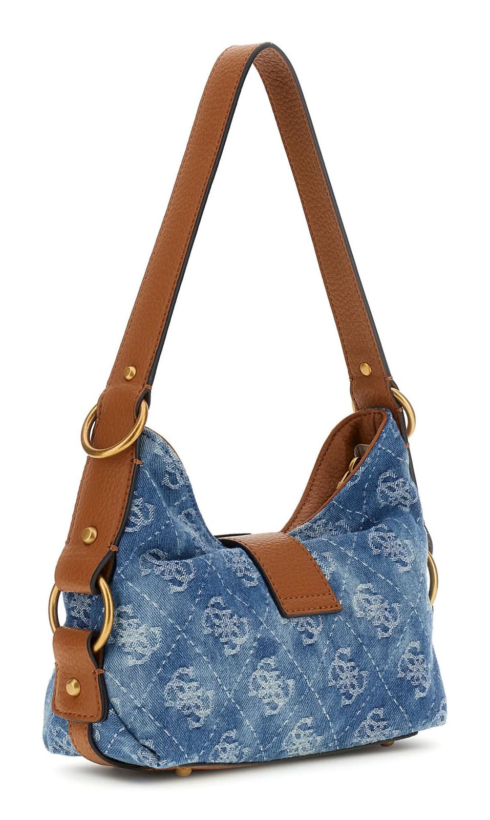 GUESS Camden Mini Shoulder Bag Denim Logo GUESS Camden Mini Shoulder Bag Denim Logo