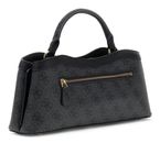 GUESS Lindsey 2 Compartment Satchel S Coal Logo GUESS Lindsey 2 Compartment Satchel S Coal Logo