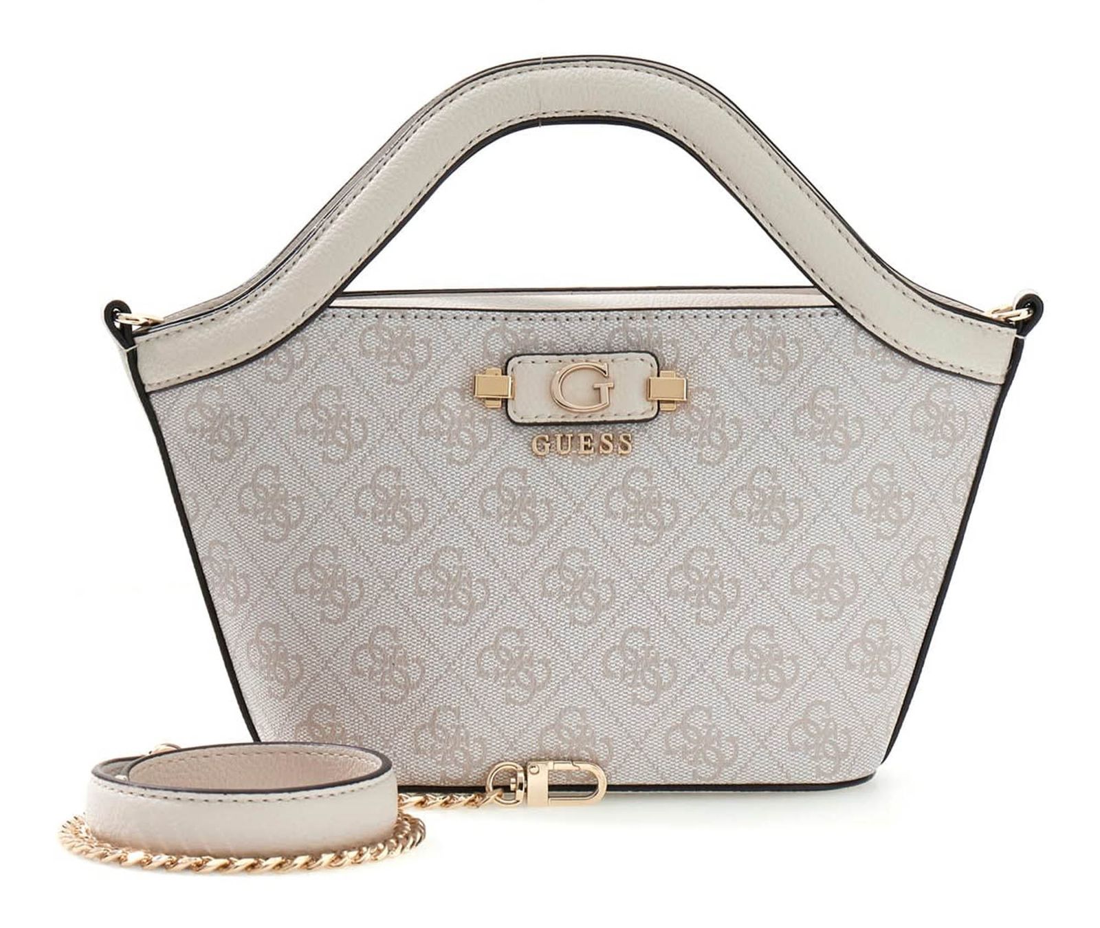 GUESS Lindsey Mini Tote Bone Logo
