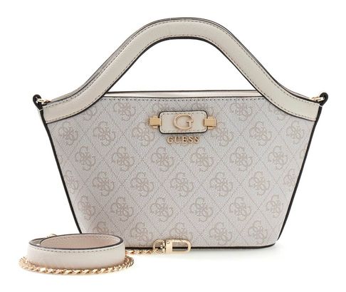 GUESS Lindsey Mini Tote Bone Logo GUESS Lindsey Mini Tote Bone Logo