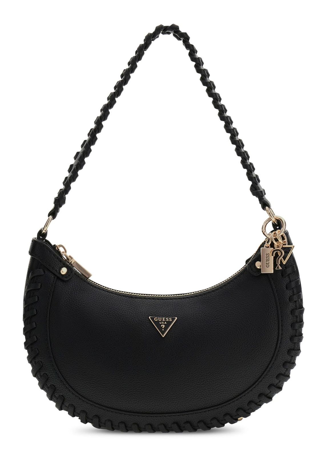 GUESS Petra Hobo Shoulder Bag Black