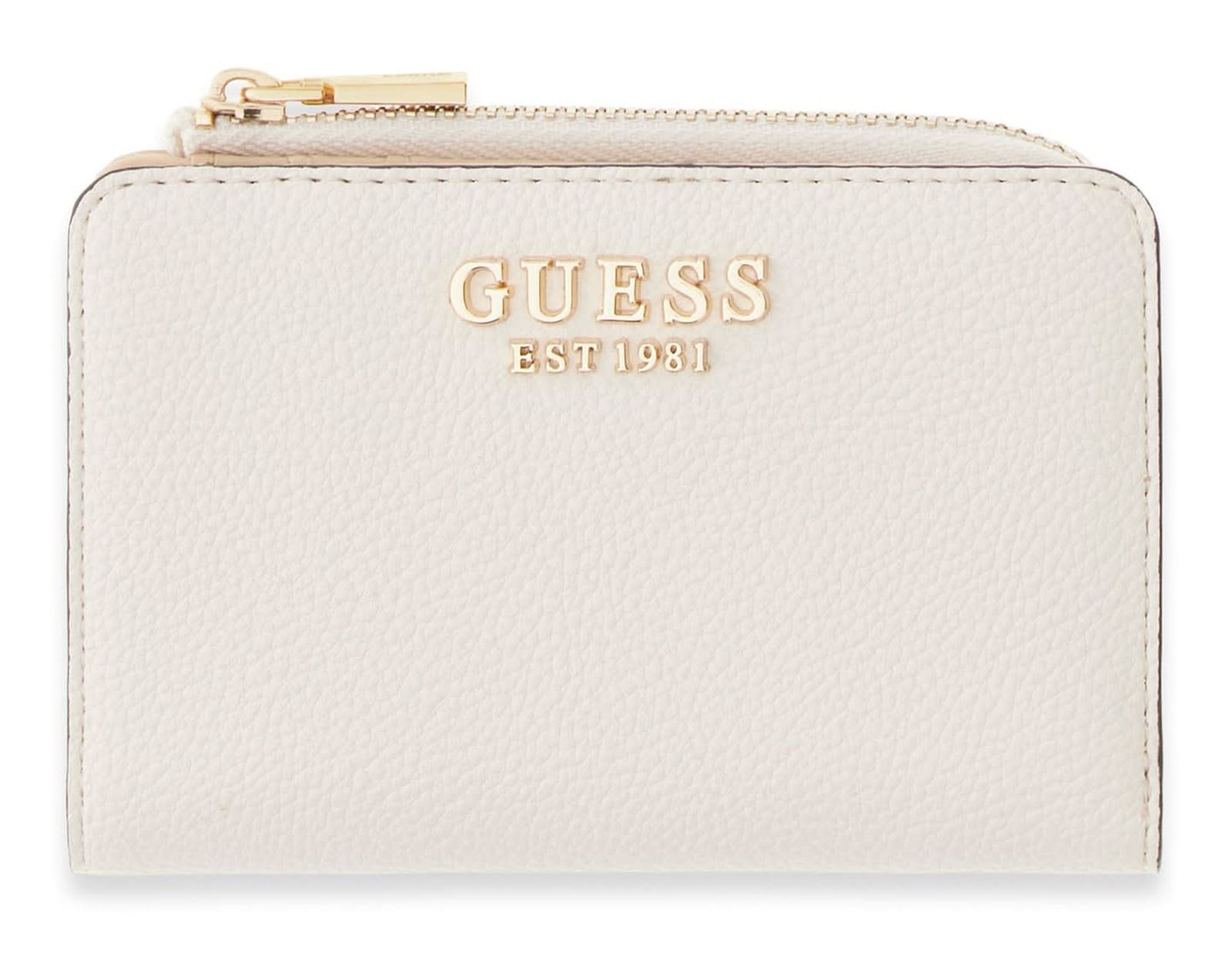 GUESS Laurel II SLG Zip Around M Cream White