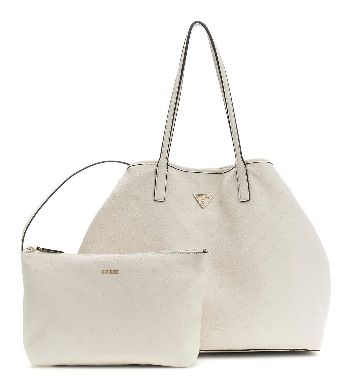 GUESS Victtoria 2 in 1 Tote L Stone Logo