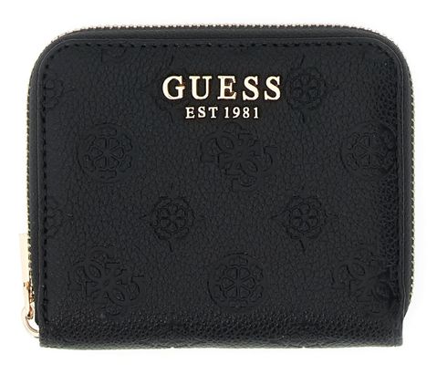 GUESS Ella Logo SLG Zip Around S Black Logo GUESS Ella Logo SLG Zip Around S Black Logo