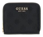 GUESS Ella Logo SLG Zip Around S Black Logo GUESS Ella Logo SLG Zip Around S Black Logo