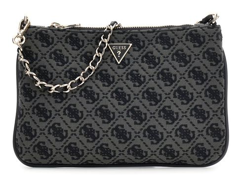 GUESS Flat Pouch Coal Logo