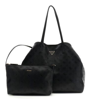 GUESS Victtoria 2 in 1 Tote L Black Logo GUESS Victtoria 2 in 1 Tote L Black Logo