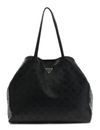 GUESS Victtoria 2 in 1 Tote L Black Logo