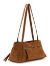 GUESS Devon Shoulder Satchel Cognac GUESS Devon Shoulder Satchel Cognac