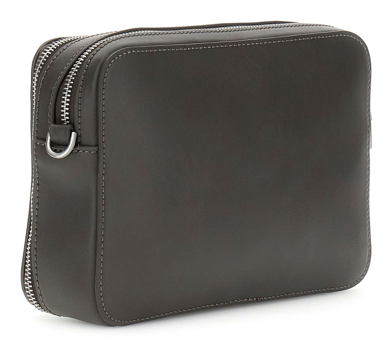 GUESS Torino Camera Bag Double Zip Anthracite Grey GUESS Torino Camera Bag Double Zip Anthracite Grey