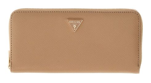 GUESS Gilda SLG Zip Around Wallet L Beige GUESS Gilda SLG Zip Around Wallet L Beige
