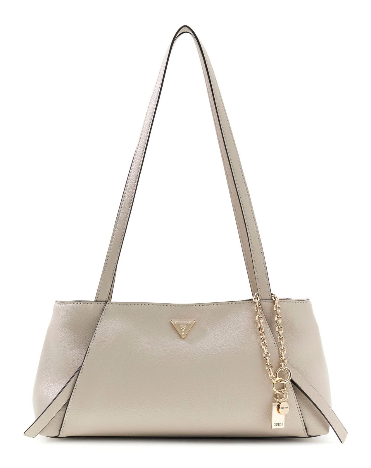 GUESS Devon Shoulder Satchel Light Taupe