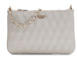 GUESS Maxine Quilted Flat Pouch Light Taupe GUESS Maxine Quilted Flat Pouch Light Taupe