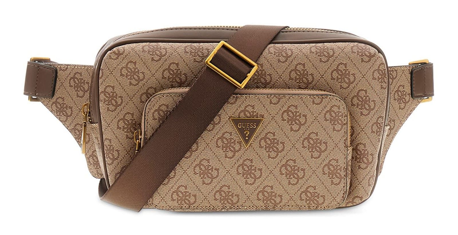GUESS Milano Bumbag M Beige / Brown