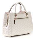 GUESS Stacey Girlfriend Satchel Cream White GUESS Stacey Girlfriend Satchel Cream White
