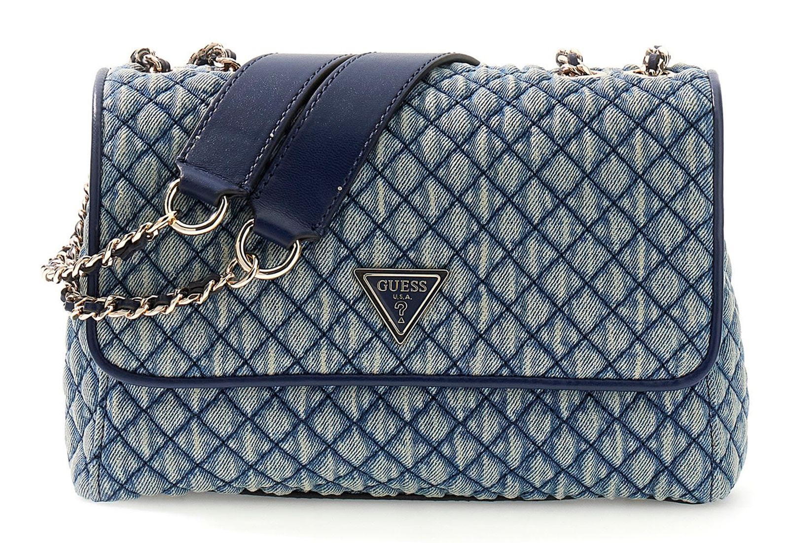 GUESS Giully II 2 Compartment Convertible Flap Denim