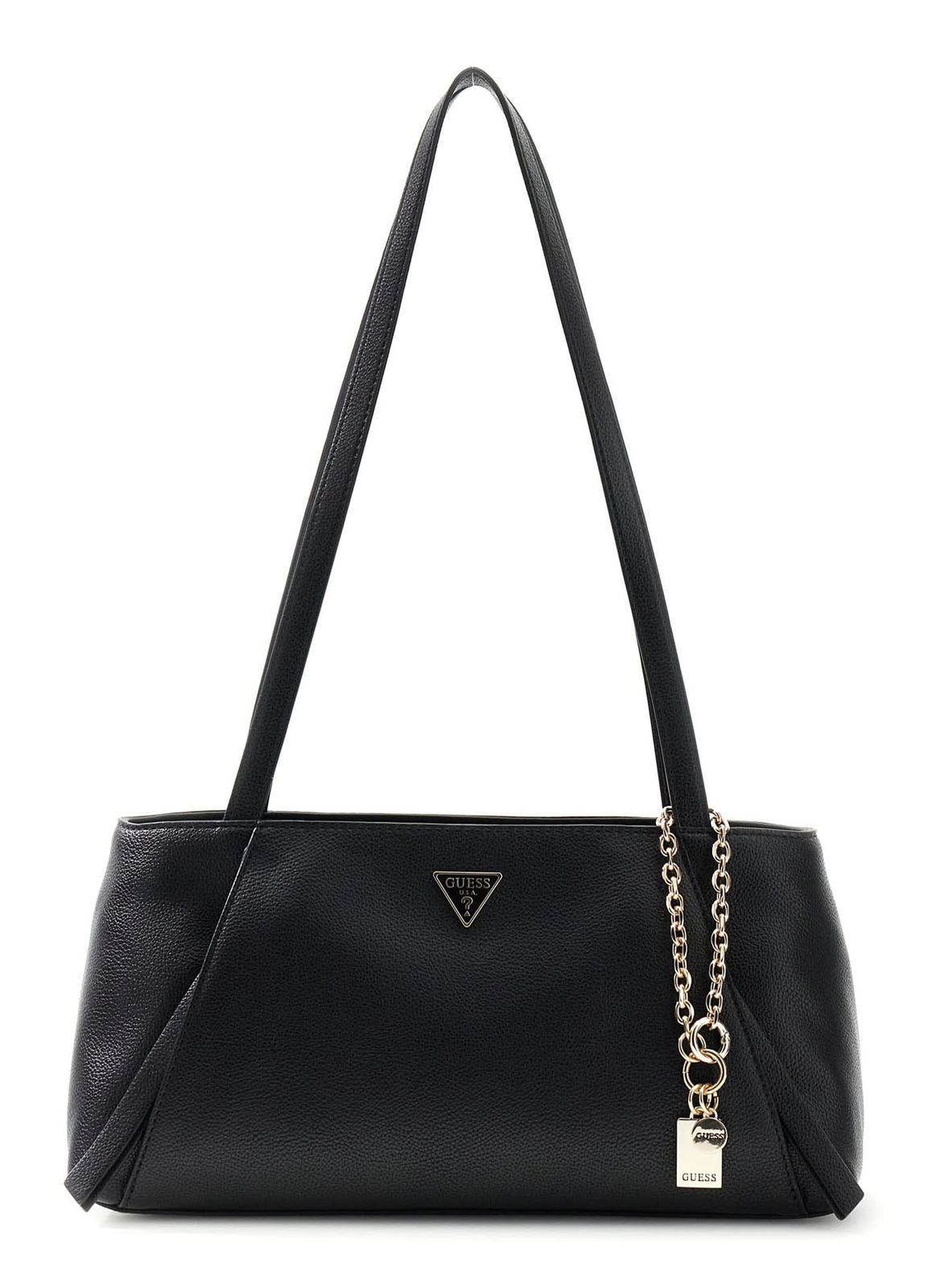 GUESS Devon Shoulder Satchel Black