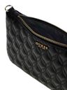 GUESS Maxine Quilted Flat Pouch Black GUESS Maxine Quilted Flat Pouch Black