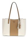 GUESS Noelle II Tech Tote Cream White / Beige