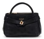 GUESS Ella Logo Mini Satchel Black Logo