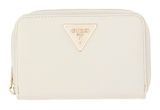 GUESS Laurel II SLG Medium Zip Around Wallet Cream White