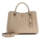 GUESS Stacey Girlfriend Satchel Light Beige