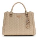 GUESS Stacey Girlfriend Satchel Light Beige