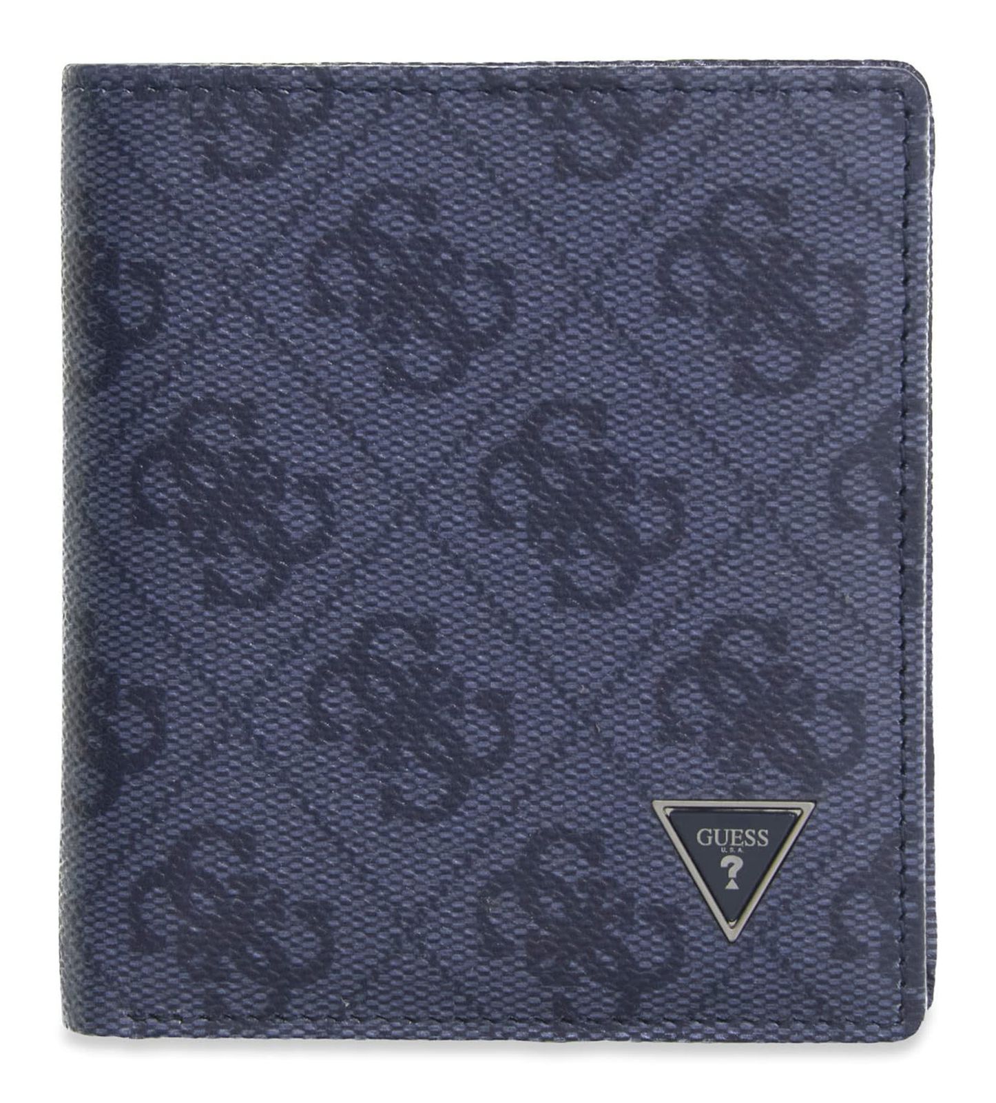 GUESS Mito Small Billfold Wallet With Coinpocket Blue Denim