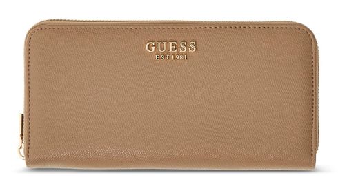 GUESS Amorette SLG Zip Around Wallet L Beige GUESS Amorette SLG Zip Around Wallet L Beige