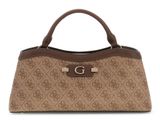 GUESS Lindsey 2 Compartment Satchel S Latte Logo GUESS Lindsey 2 Compartment Satchel S Latte Logo