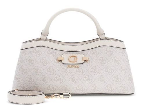 GUESS Lindsey 2 Compartment Satchel S Bone Logo