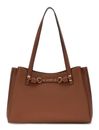 GUESS Camelia 3 Compartment Tote Cognac