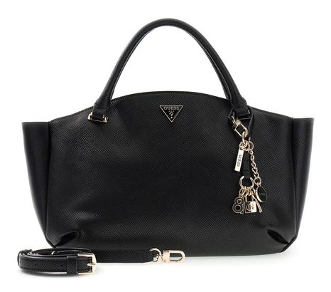 GUESS Gilda 3 Compartment Satchel Black GUESS Gilda 3 Compartment Satchel Black