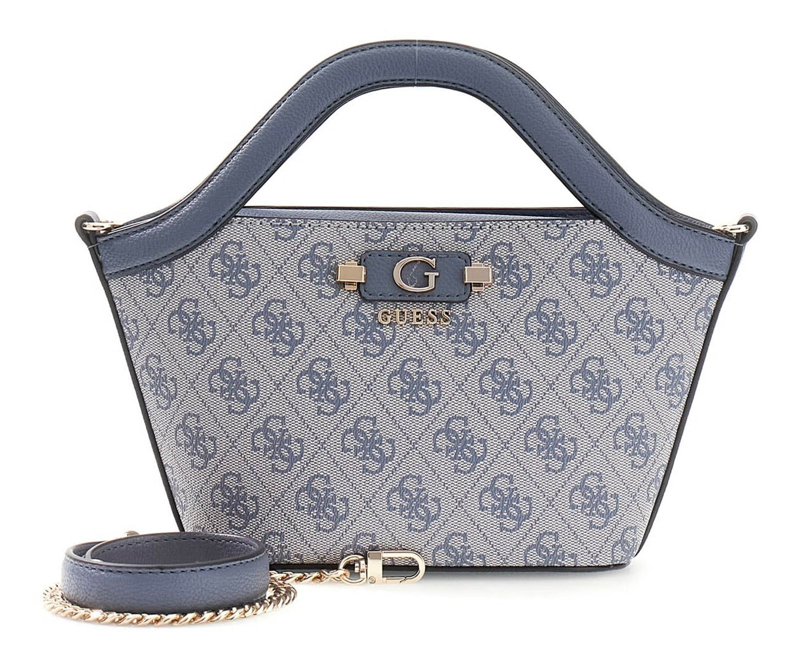 GUESS Lindsey Mini Tote Slate Logo
