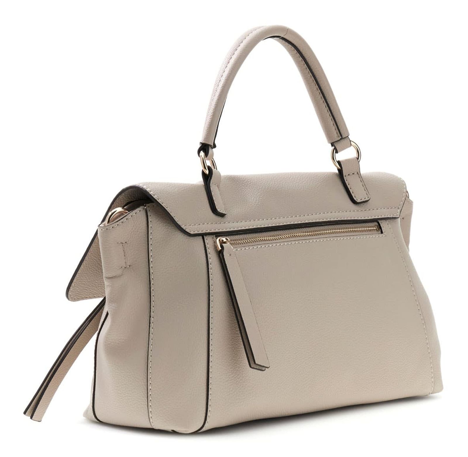 GUESS Devon Top Handle Flap Light Taupe GUESS Devon Top Handle Flap Light Taupe