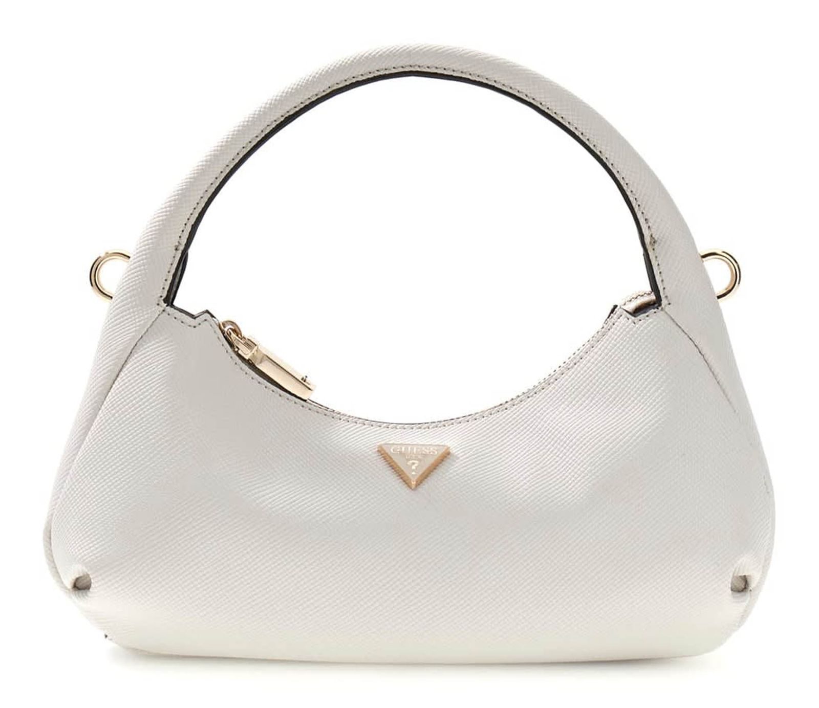 GUESS Gilda Mini Hobo Cream White GUESS Gilda Mini Hobo Cream White