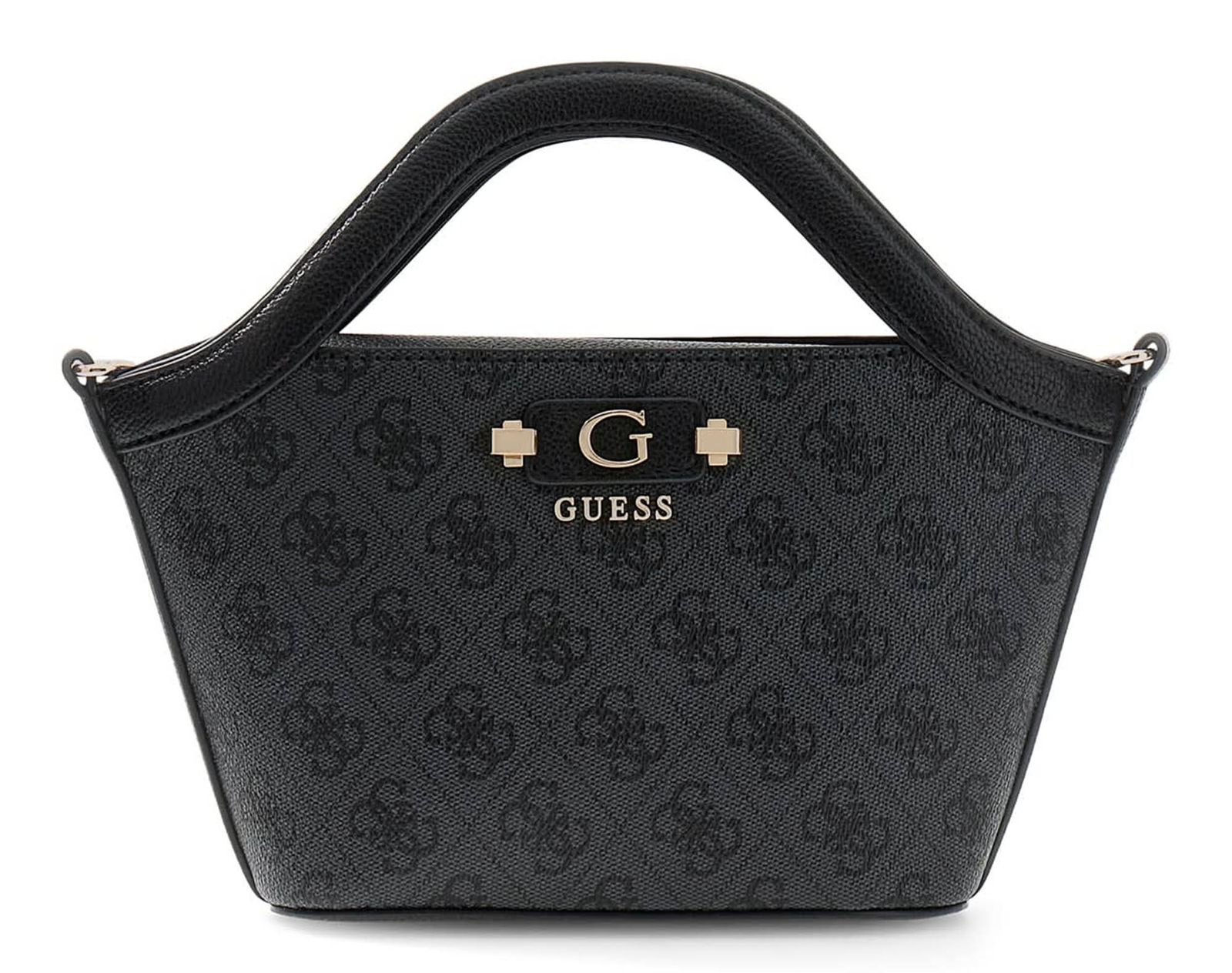 GUESS Lindsey Mini Tote Coal Logo GUESS Lindsey Mini Tote Coal Logo