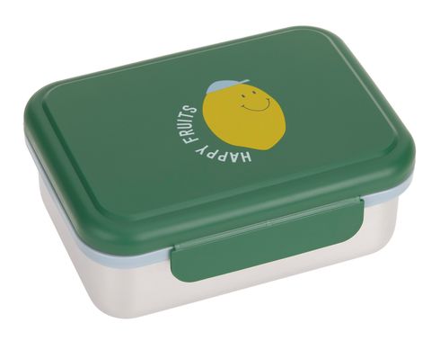 Lässig Lunchbox Stainless Steel Happy Fruits Lemon Lässig Lunchbox Stainless Steel Happy Fruits Lemon