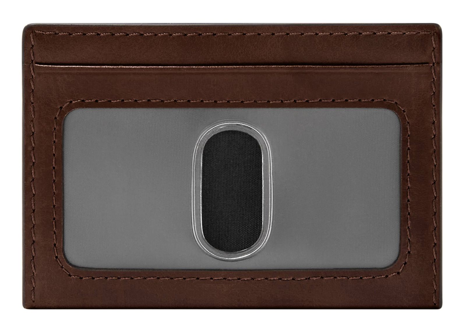 FOSSIL Derrick Card Holder Brown