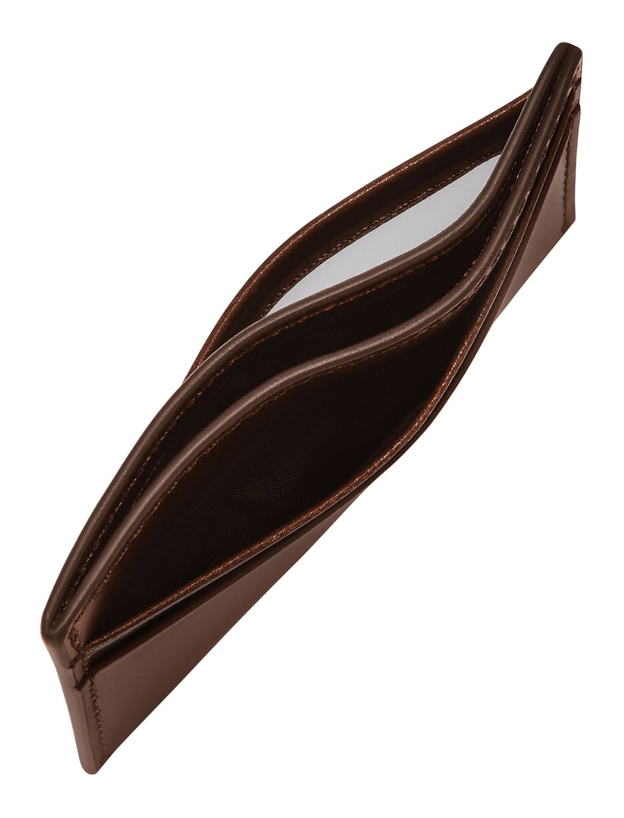 FOSSIL Derrick Card Holder Brown FOSSIL Derrick Card Holder Brown