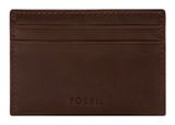 FOSSIL Derrick Card Holder Brown FOSSIL Derrick Card Holder Brown