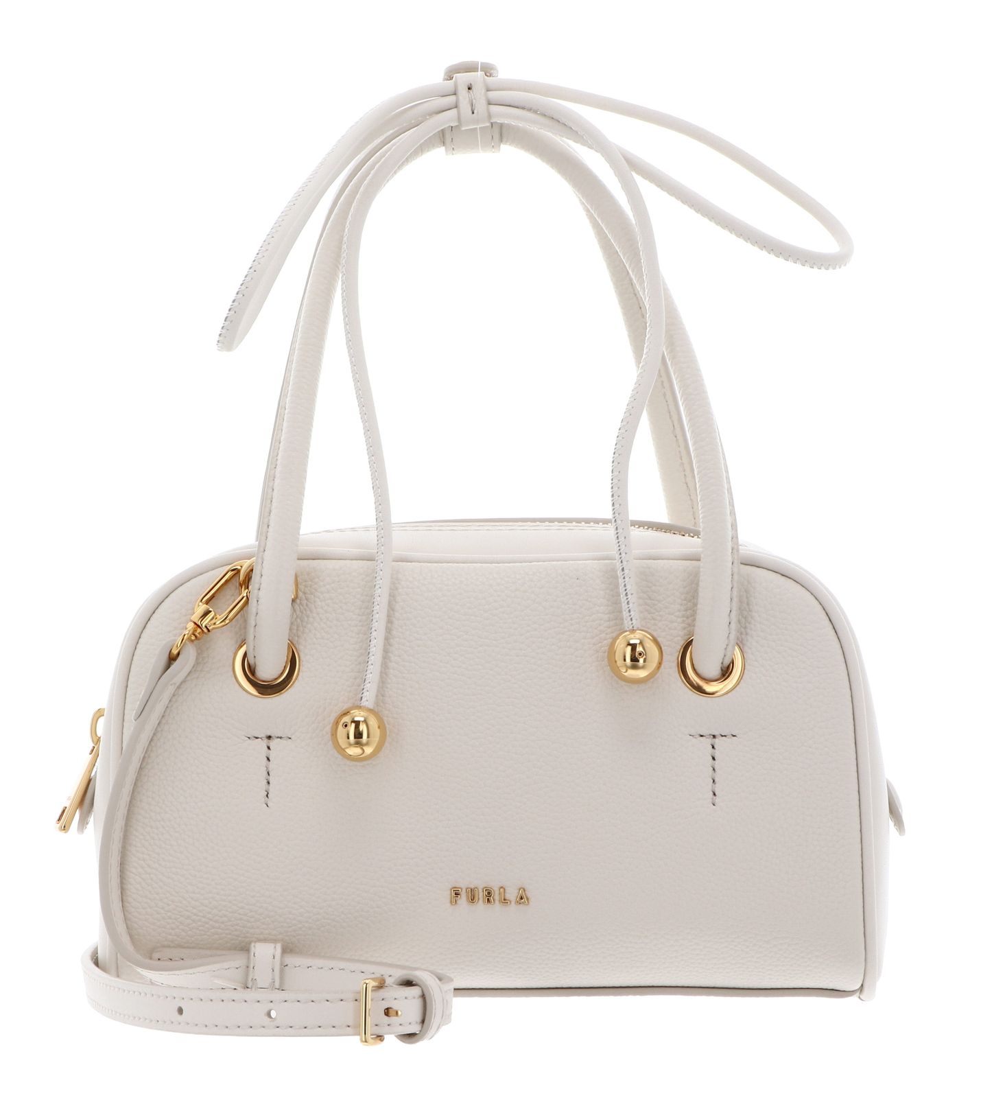 FURLA Poppy Mini Dome Bag Panna