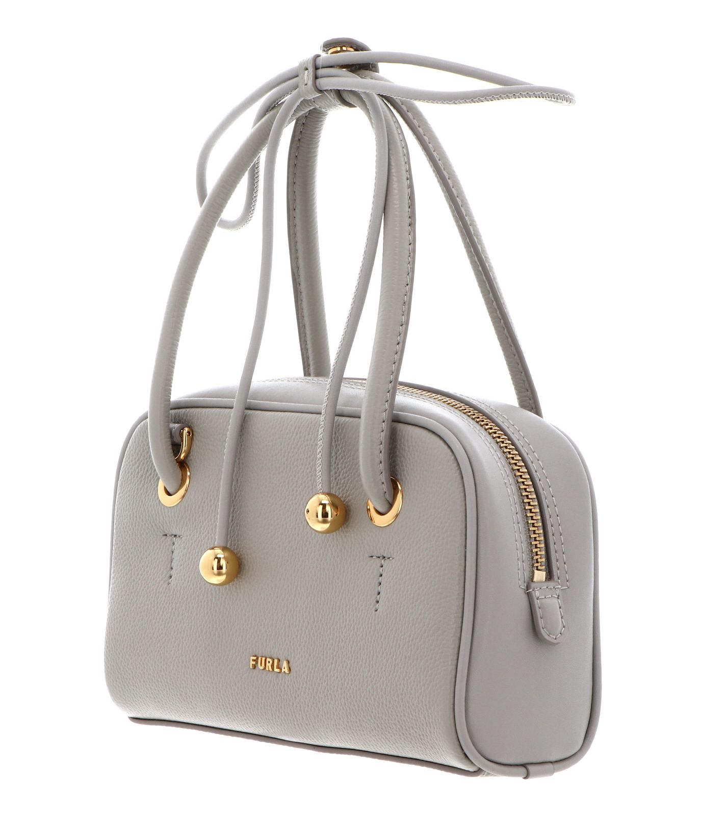 FURLA Poppy Mini Dome Bag Stone Gray FURLA Poppy Mini Dome Bag Stone Gray