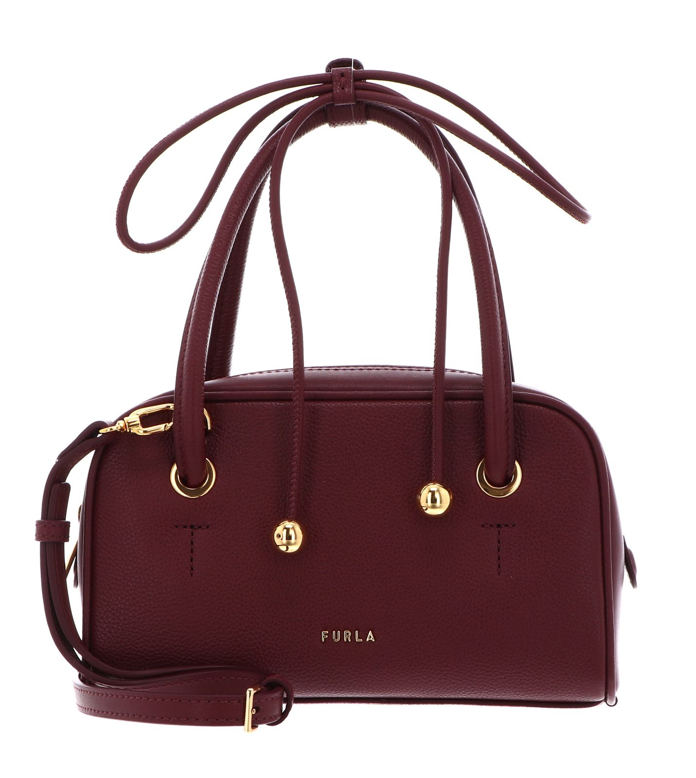 FURLA Poppy Mini Dome Bag Red Apple