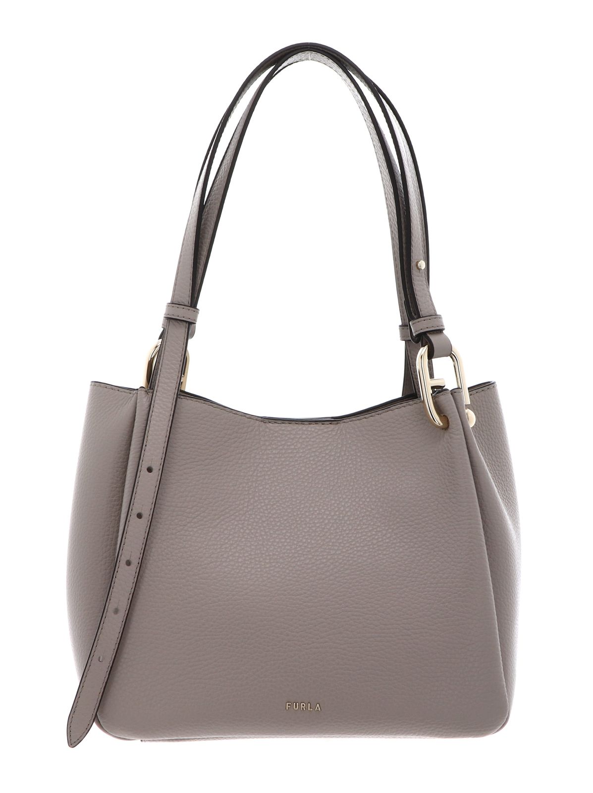 FURLA Nuvola Tote M Cachemire Gray