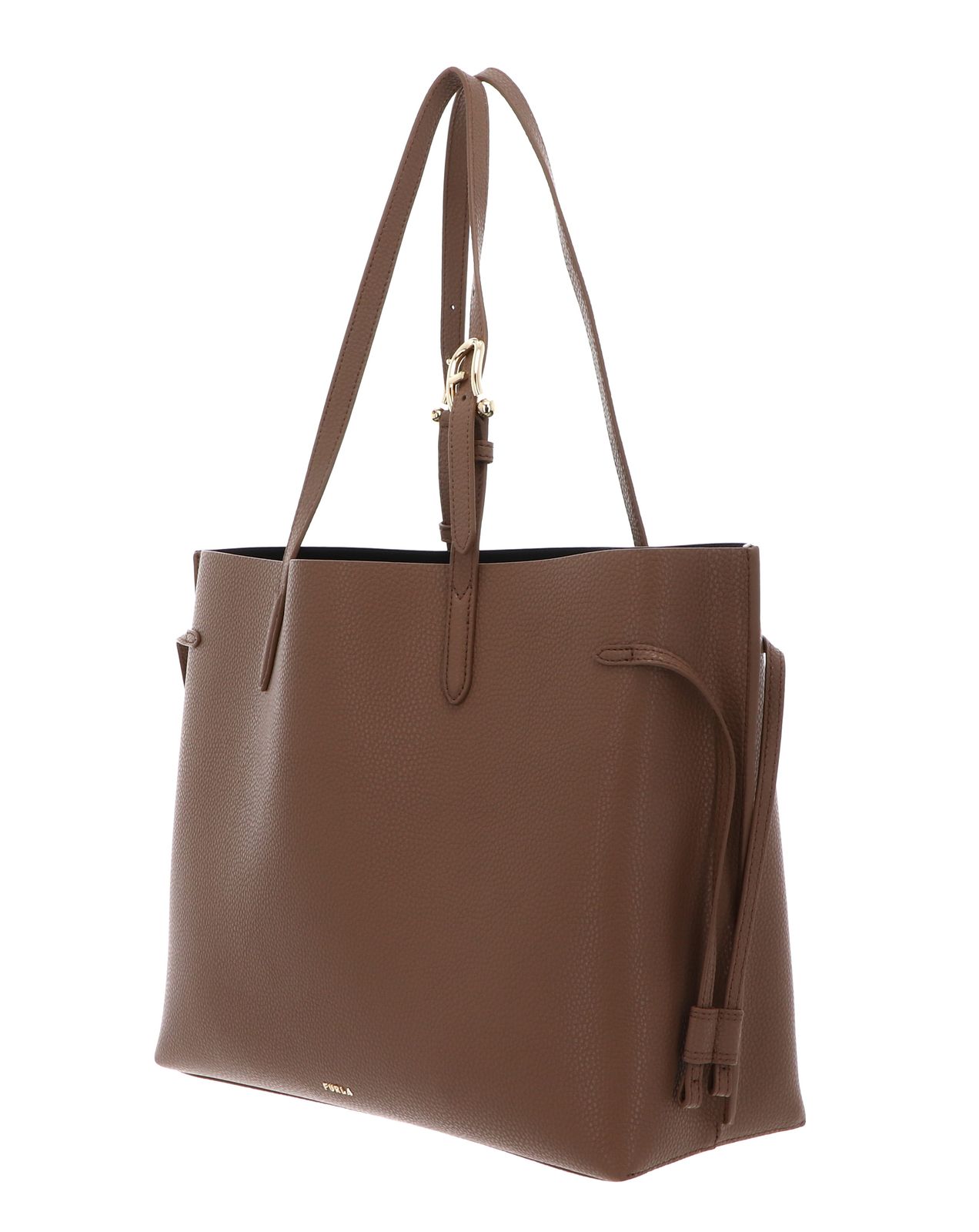 FURLA Ava Tote L Toffee + Nero int FURLA Ava Tote L Toffee + Nero int