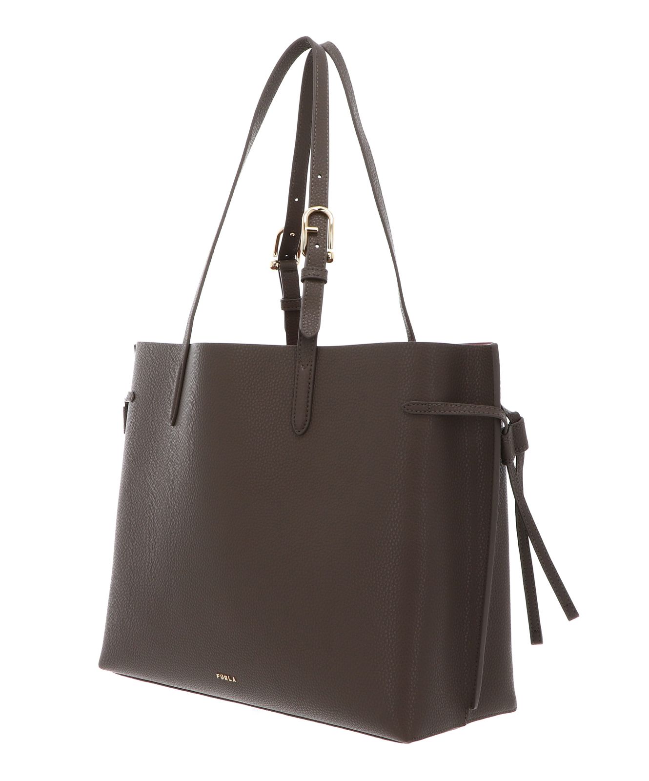 FURLA Ava Tote L Muddy Gray + Rosewood FURLA Ava Tote L Muddy Gray + Rosewood