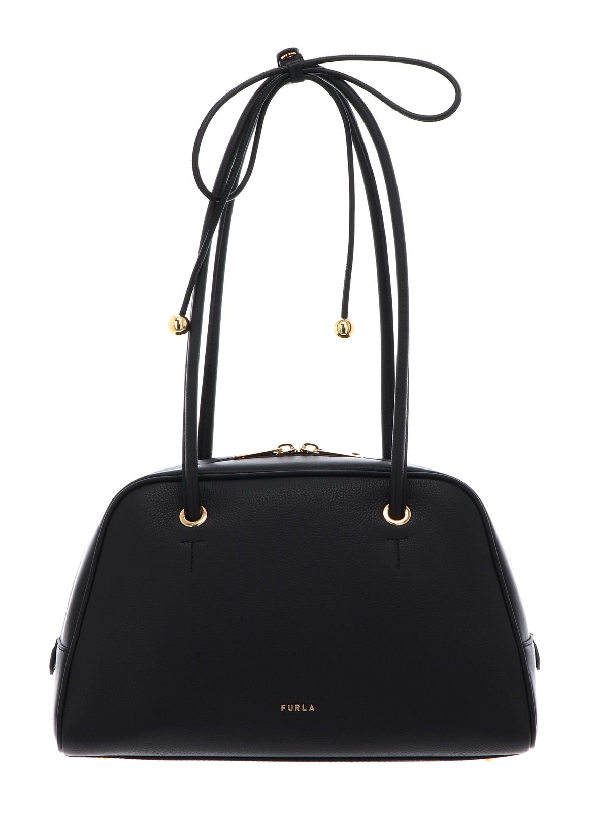 FURLA Poppy Dome Shoulder Bag M Nero